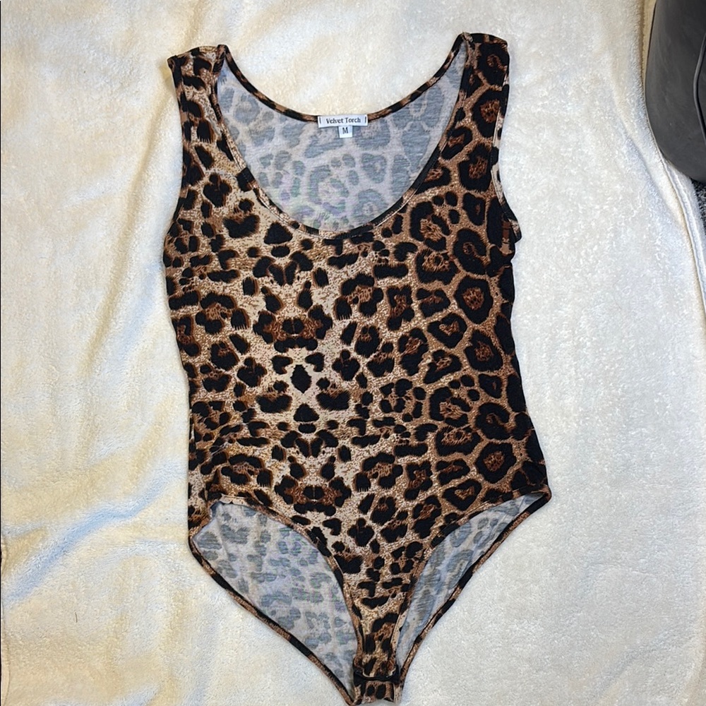 Leopard Print Body Suit